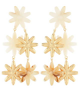 Flower Drop Earrings