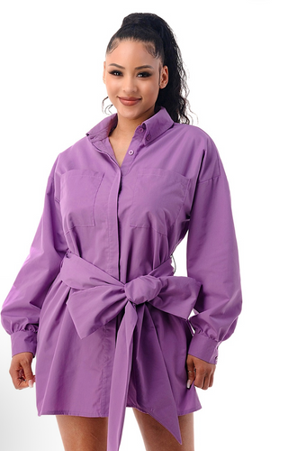Lilac Charm Tunic Dress