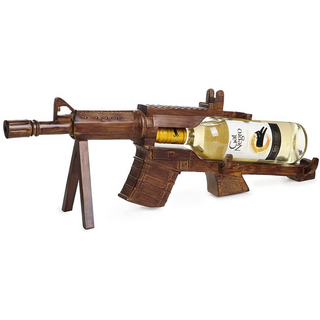 Gun Ar15 Wine Bottle Holder 23 L Gun Wine Bottle Holder Great Gift For Gun Enthusiasts And Wine Love