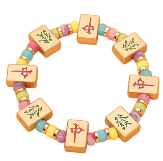 Mahjong Bracelet - Gold
