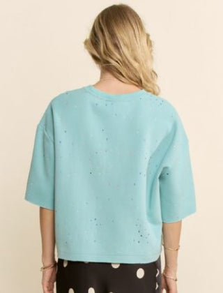 Cosmic Cutout Tee - Blue