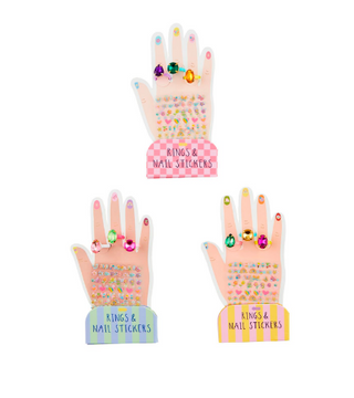 Ring & Nail Sticker Sets - Assorted