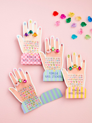 Ring & Nail Sticker Sets - Assorted