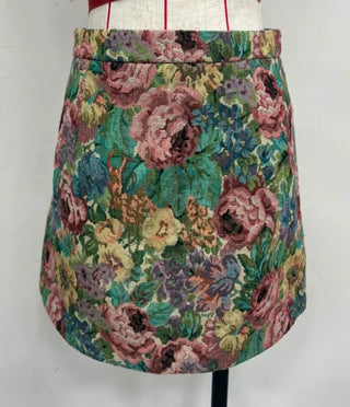 *Pre Order* Brianna Cannon Dark Floral Jacquard Skirt