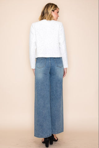 Bloom & Brilliance Wide-Leg Jeans