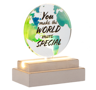 Light Up Die Cut Block Talk