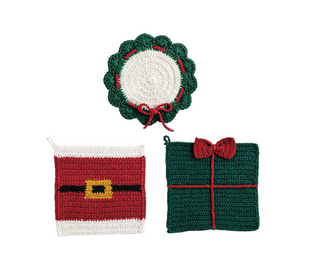 Present Crochet Trivet