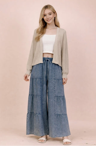 Coastal Calm Chambray Pants