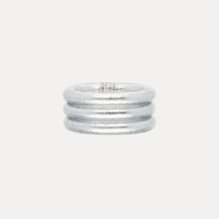 BudhaGirl Silver All Weather Rings (Set of 3)