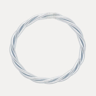 BudhaGirl Silver Twist All Weather Bangle®
