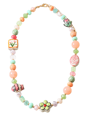 Summer Ceramic Necklace