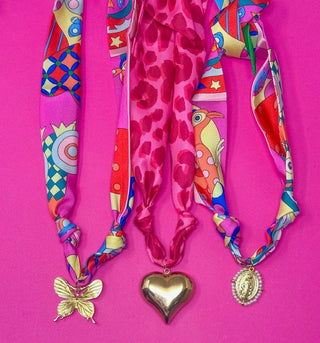 Spring Charm Necklace - Hearts