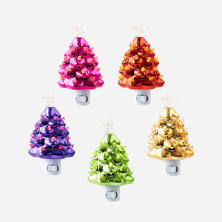 Metallic Tree Night Light with LED Lights