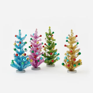 Tabletop Tinsel Tree