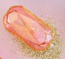 Oval Acrylic Gemstone Ornament