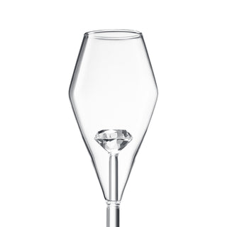 100 Carat Diamond Champagne Flutes Crystal Shaped Inside Wedding Toast Glass Set Of 2 7 Oz Cocktail