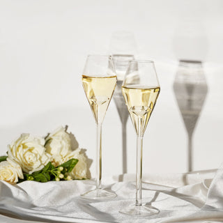 100 Carat Diamond Champagne Flutes Crystal Shaped Inside Wedding Toast Glass Set Of 2 7 Oz Cocktail