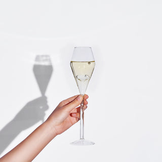 100 Carat Diamond Champagne Flutes Crystal Shaped Inside Wedding Toast Glass Set Of 2 7 Oz Cocktail