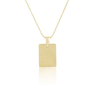 The World Is Yours Necklace
