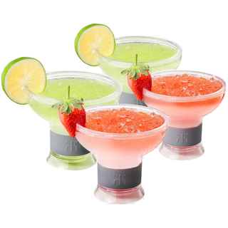 Frozen Margarita Cocktail Chiller Glasses Set Of 4 12 Oz Unbreakable Tritan Acrylic
