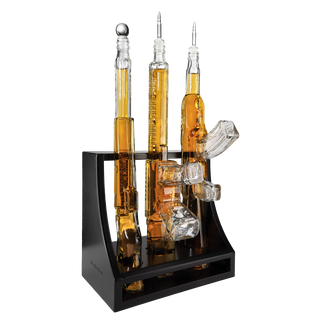 Gun Whiskey Decanter Gift Premium Barware Gift Elegant Drinkware Collection