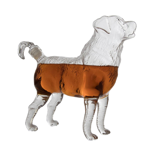 Dog Shaped Whiskey Decanter Premium Barware Gift Elegant Drinkware Collection