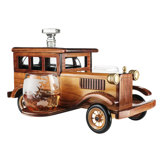 Vintage Car Whiskey Decanter Premium Barware Gift Elegant Drinkware Collection