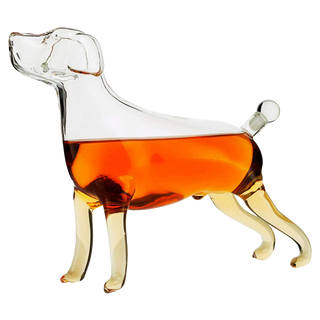 Dog Whiskey And Wine Decanter Premium Barware Gift Elegant Drinkware Collection