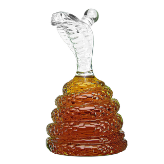 King Cobra Snake Whiskey Decanter Premium Barware Gift Elegant Drinkware Collection