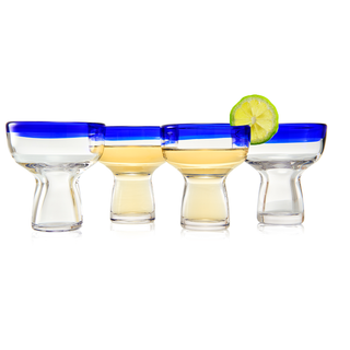 Hand Blown Margarita Glass Luxury Hand Blown Confetti Margarita Martini Champagne Gl