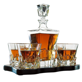 Wine And Whiskey Iceberg Decanter Premium Barware Gift Elegant Drinkware Collection