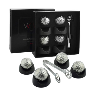Golf Ball Shaped Stainless Steel Whiskey Stones Whiskey Rocks By Great For Parties O