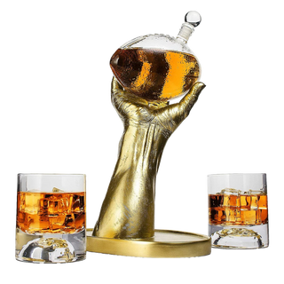 Football Whiskey Decanter Premium Barware Gift Elegant Drinkware Collection