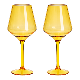 Floating Wine Glasses For Pool Set Of 2 15 Oz Shatterproof Poolside Wine Glasses Tritan Plastic Reus