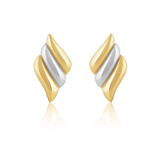 Heather Two Tone Statement Earring