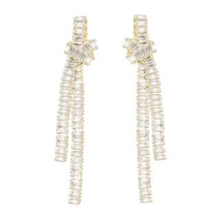 CZ Knot Statement Earring