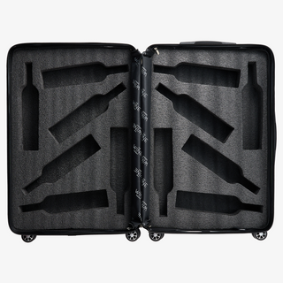 Wine Bottle Suitcase Holds 12 Standard 750 Ml Size Bottles Universal Airplane Luggage Case Tsa Appro