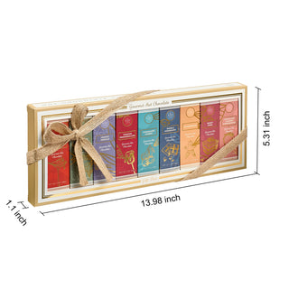Kiri Sons Hot Chocolate Gourmet Gift Set Of 9 28g Per Flavor 9 Oz Total Flavors Include Caramel Pepp