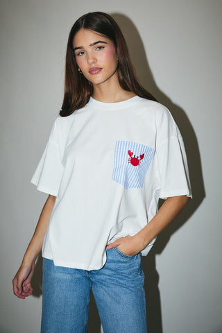 A Little Crabby Tee - Boutique Bella BellaTee