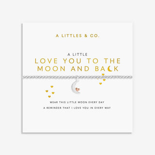 a little LOVE YOU TO THE MOON AND BACK - bracelet - Boutique Bella BellaBracelet