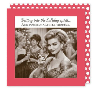 A Little Trouble Holiday Napkin - Boutique Bella BellaNapkins