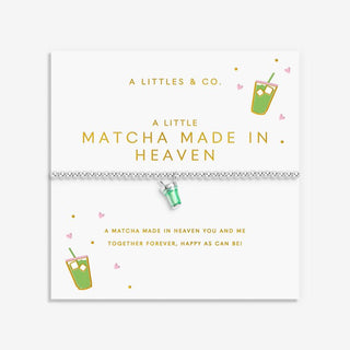 A LITTLE VIBES | MATCHA MADE IN HEAVEN | Silver Plated | Bracelet | 6 7/8" stretch - Boutique Bella BellaBracelet