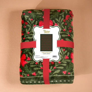 A Merry Moment Snuggle Up Plush Blanket - Boutique Bella BellaChristmas Blanket
