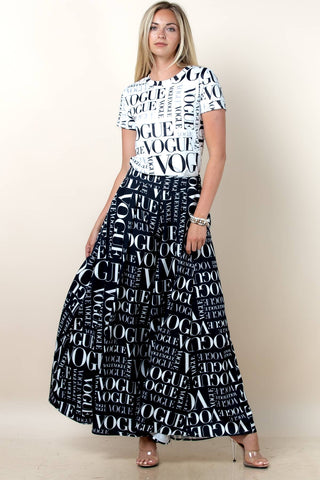 Vogue Black Palazzo Pants