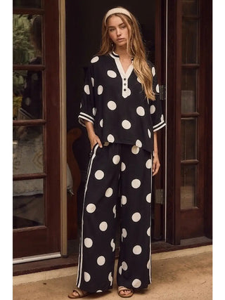 Polka Party Pants Set