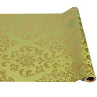 Light Green Damask Runner