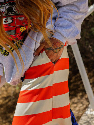 Unleash Your Beast Half&Half Cropped Pants