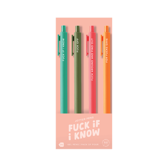 Jotter Sets 4 Pack Fuck If I Know