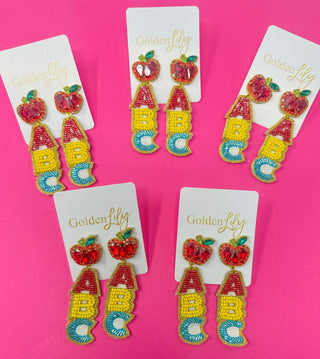 ABC Earrings - Boutique Bella BellaDistress