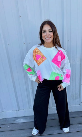 Ace of Hearts Spark Pullover - Boutique Bella BellaPullover